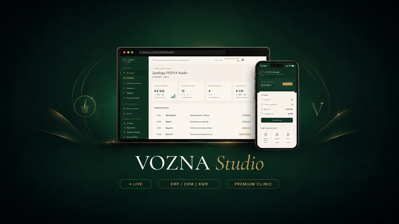 VOZNA Studio — Trichology Clinic